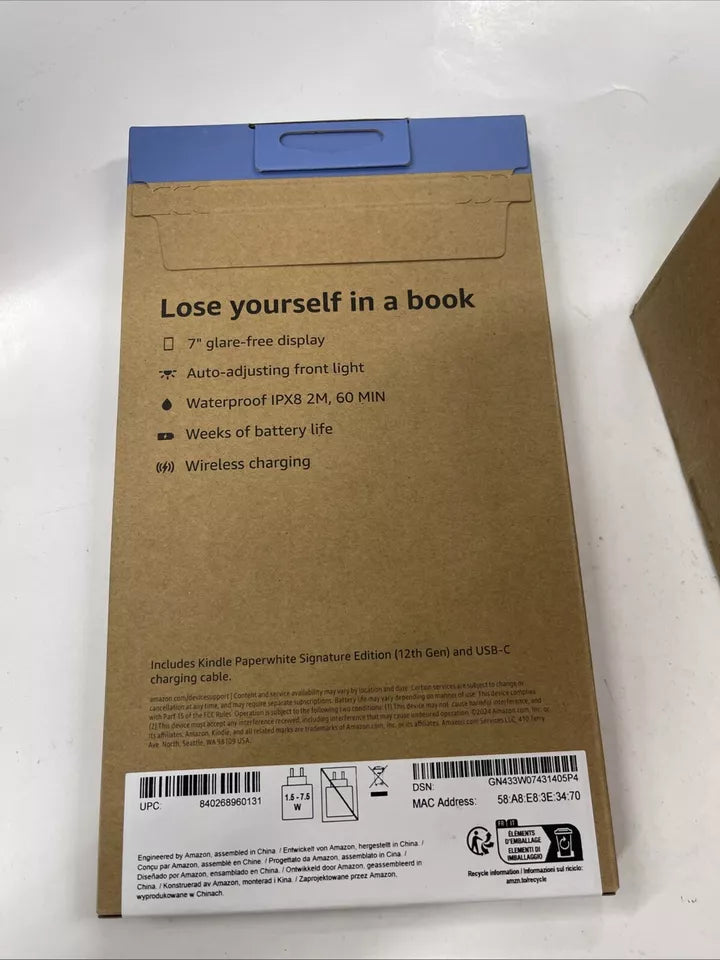 Newest Kindle Paperwhite Signature Edition 32GB